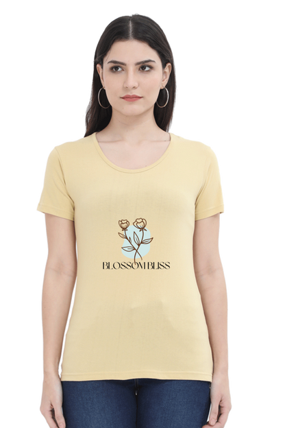 BLOSSOM BLISS - Classic Cotton Tees[Women]