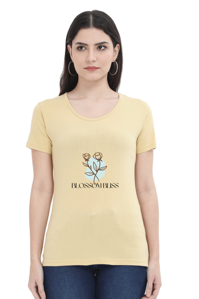 BLOSSOM BLISS - Classic Cotton Tees[Women]