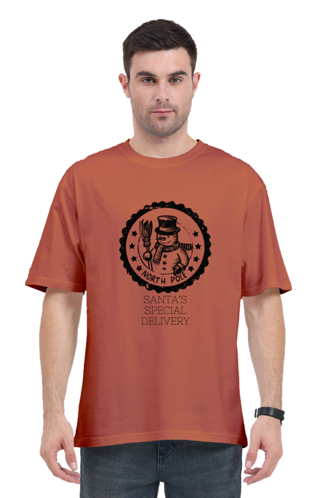 Santa's Special Delivery- Oversized Classic Tees [Unisex]