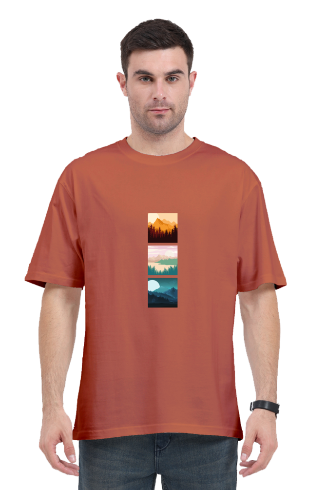 Scenic - Oversized Classic Tees [Unisex]