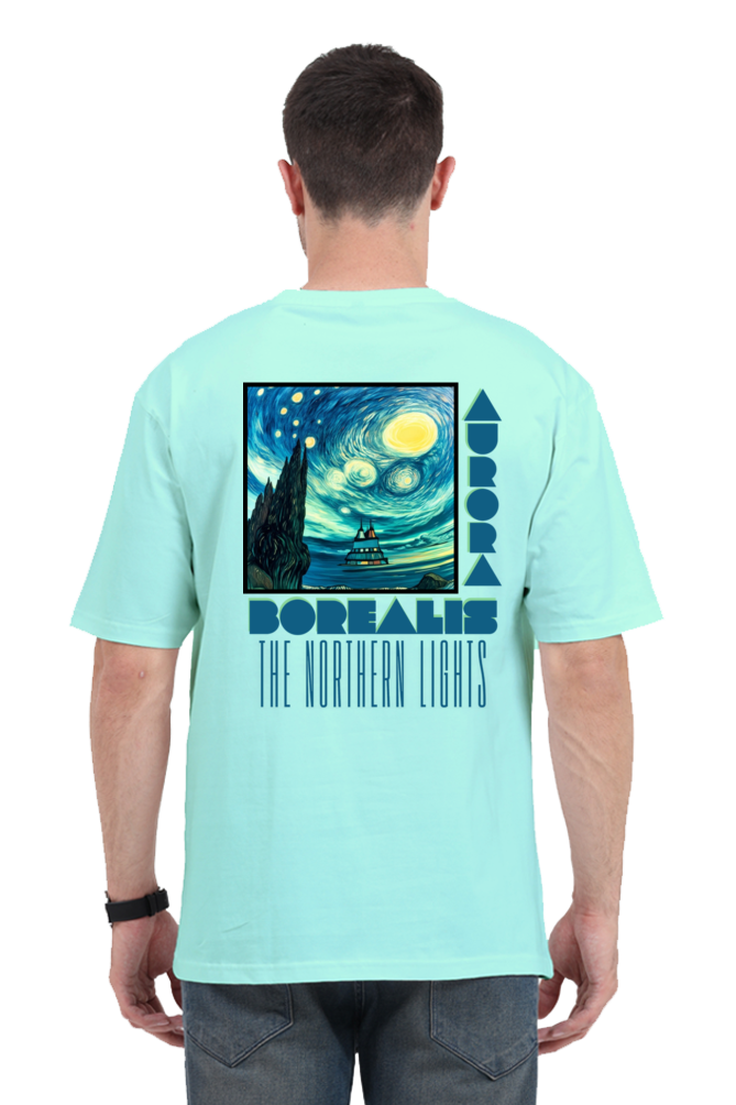 Aurora Borealis - Oversized Classic Tees [Unisex]