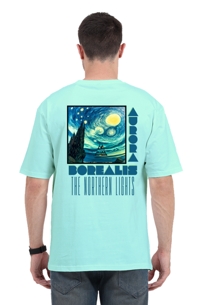 Aurora Borealis - Oversized Classic Tees [Unisex]
