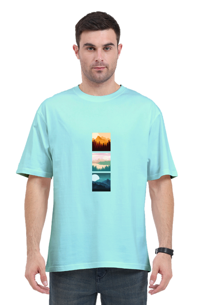 Scenic - Oversized Classic Tees [Unisex]