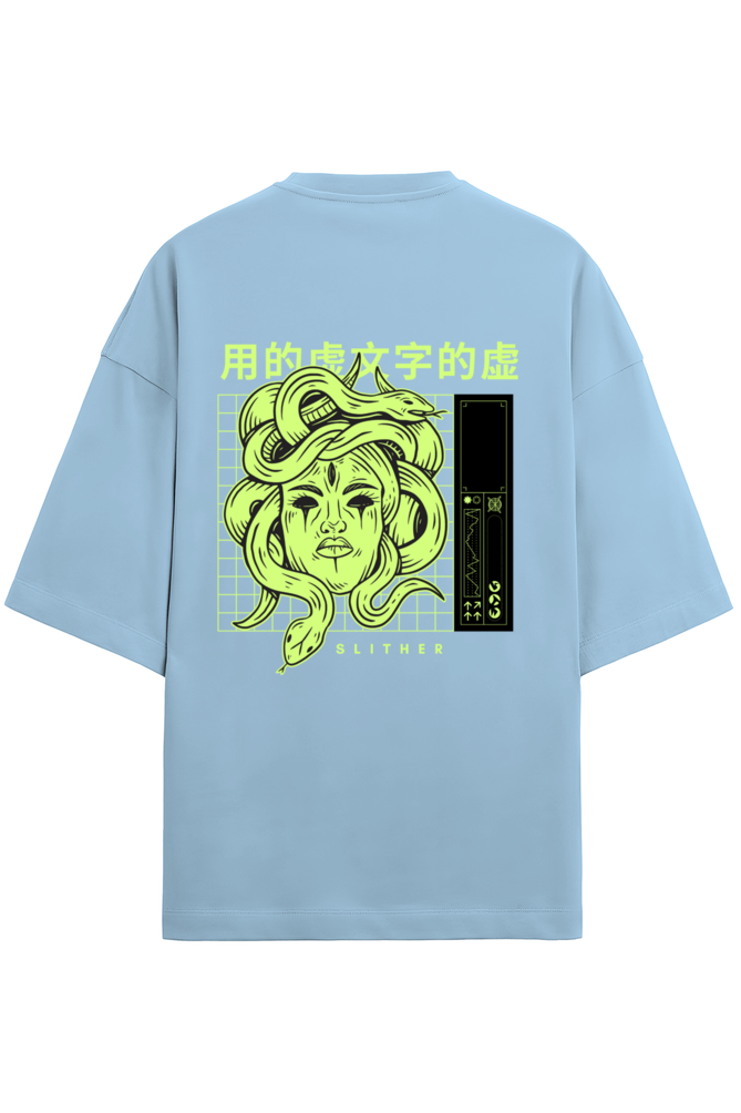 Slither - TERRY Oversized Tees [Unisex] [Back print]