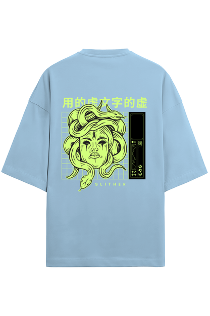 Slither - TERRY Oversized Tees [Unisex] [Back print]