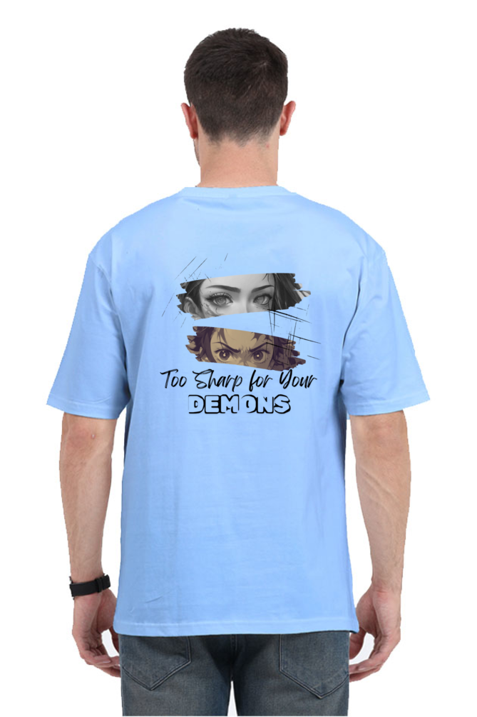 Too sharp for your DEMONS!- Oversized Classic Tees [Unisex]