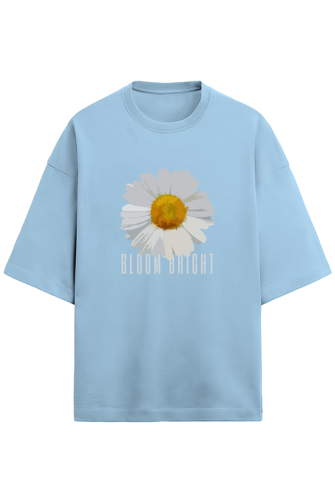 BLOOM BRIGHT - TERRY Oversized Tees [Unisex]