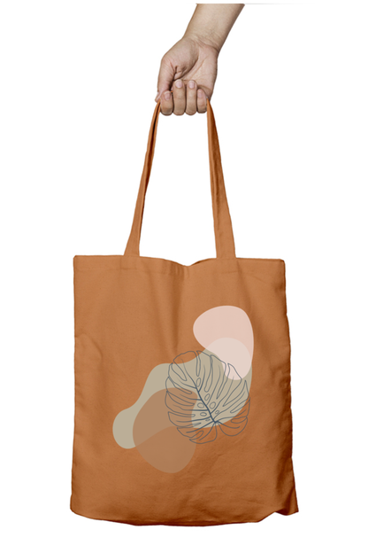 Abstract Life - 100% Cotton Zipper Tote Bag