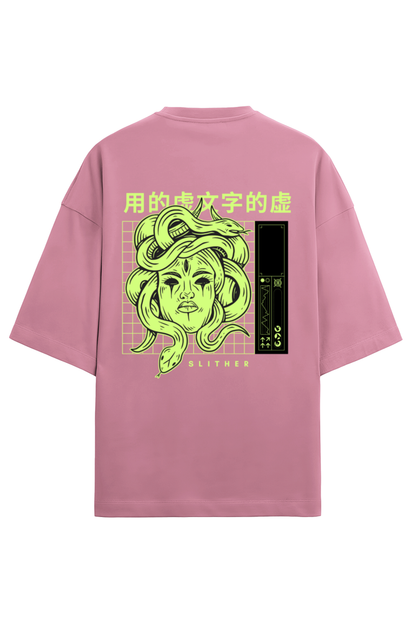 Slither - TERRY Oversized Tees [Unisex] [Back print]