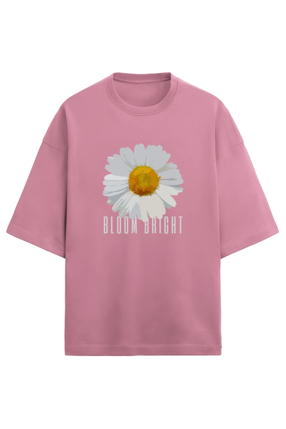 BLOOM BRIGHT - TERRY Oversized Tees [Unisex]