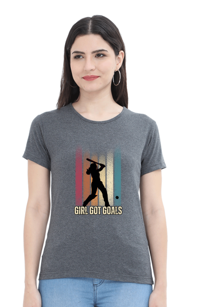 Girl got goals - Classic Cotton Tee (Featured)[women]