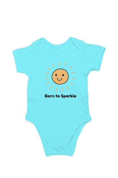 Born To Sparkle - Kids cotton Rompers