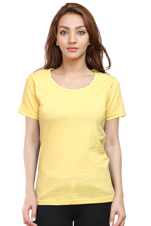Plain Classic Cotton Tees[Women]