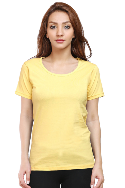 Plain Classic Cotton Tees[Women]