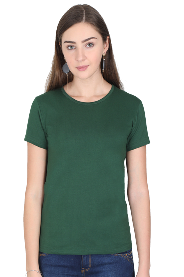 Plain Classic Cotton Tees[Women]