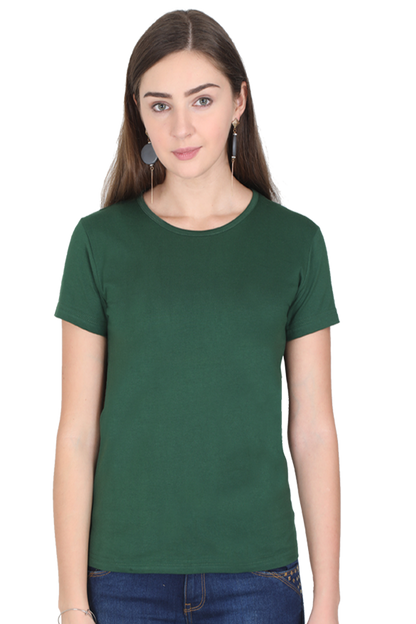 Plain Classic Cotton Tees[Women]