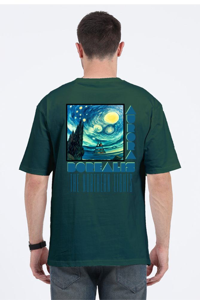 Aurora Borealis - Oversized Classic Tees [Unisex]