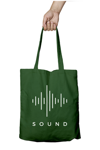 Sound (W) - 100% Cotton Zipper Tote Bag