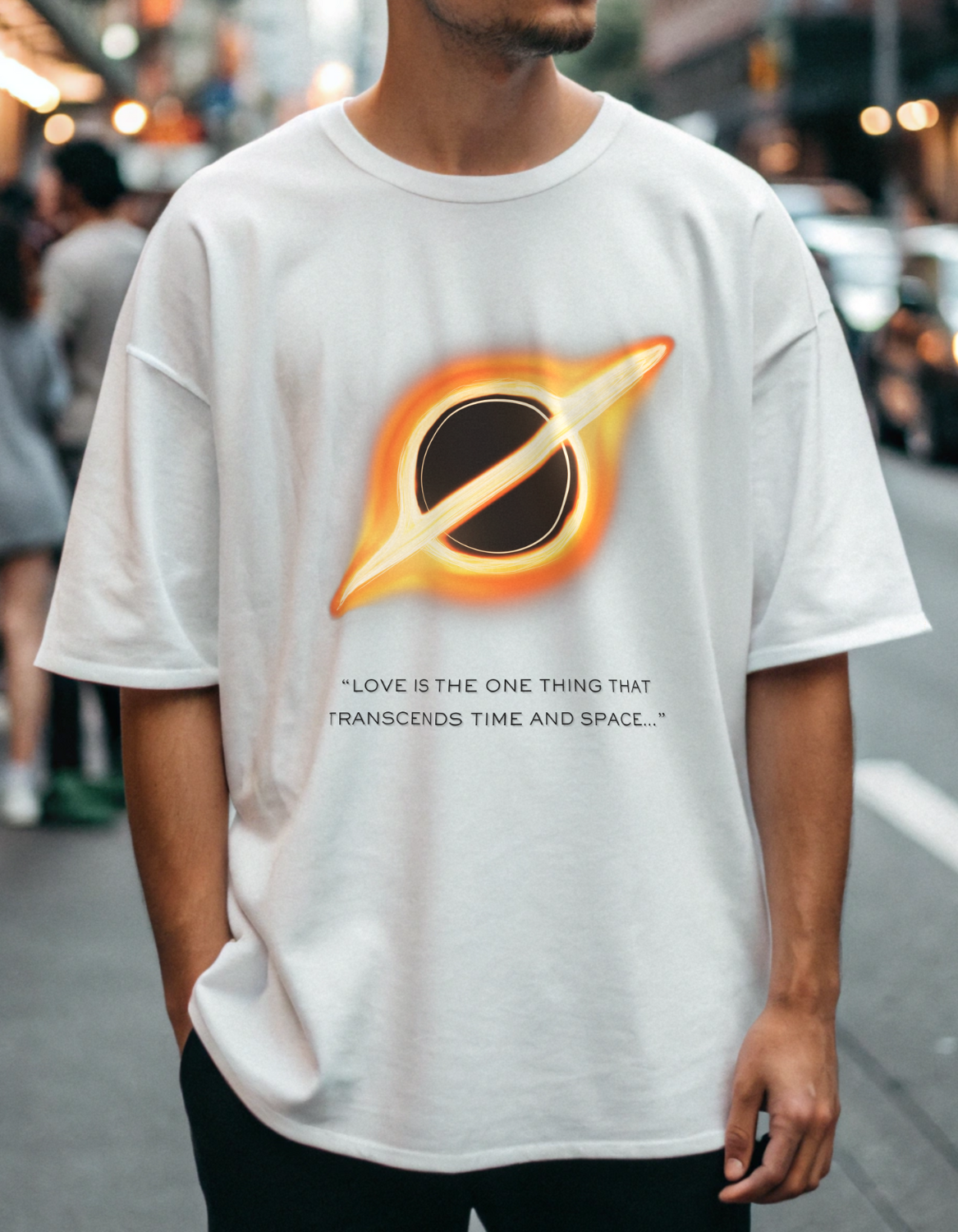 Interstellar Light Colors version - Oversized Classic Tees [Unisex]