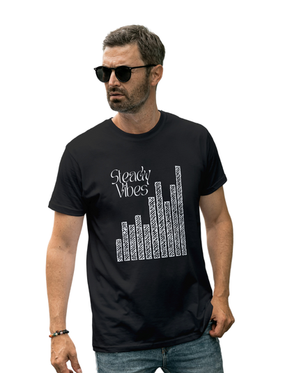 Steady Vibes- Classic Cotton Tee[Unisex]