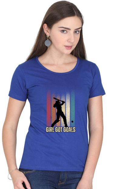 Girl got goals - Classic Cotton Tee (Featured)[women]