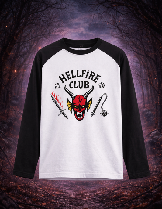 Hellfire Club-Unisex Raglan T-Shirt[ST Inspired]