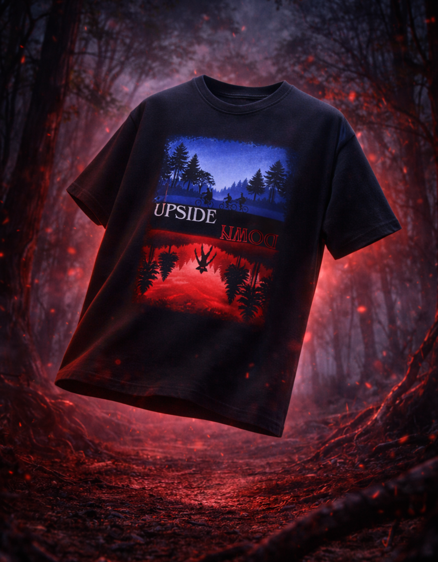Upside Down-Unisex Classic Crew T-Shirt[ST Inspired]