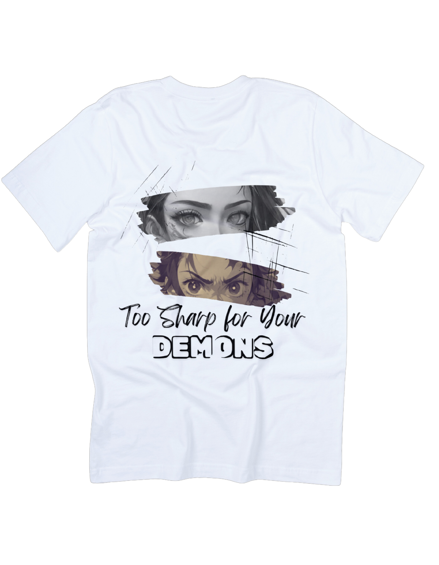 Too sharp for your DEMONS!- Oversized Classic Tees [Unisex]