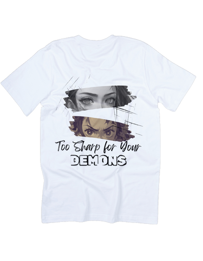 Too sharp for your DEMONS!- Oversized Classic Tees [Unisex]