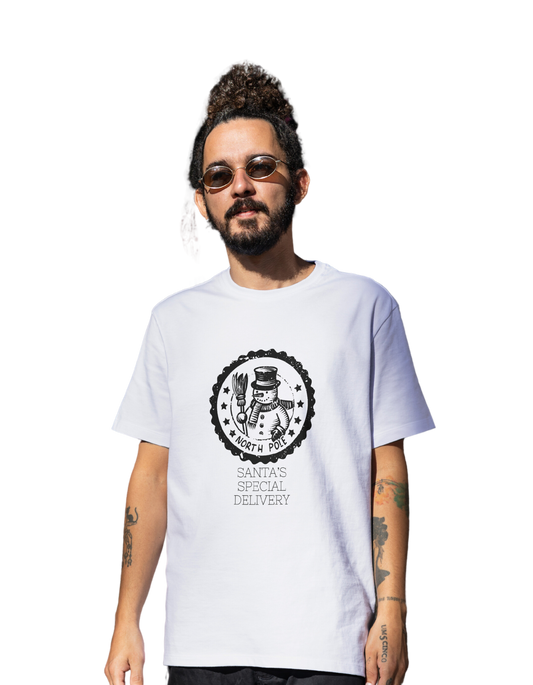 Santa's Special Delivery- Oversized Classic Tees [Unisex]