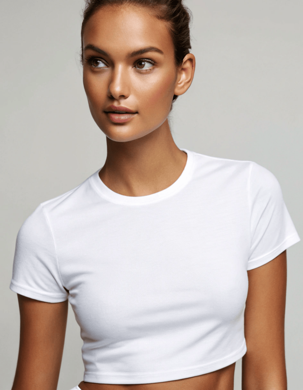 Plain Crop Top - 100 % cotton [womens]