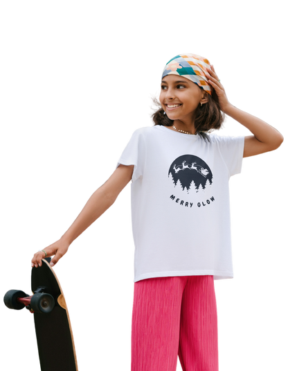 Merry Glow - Kids Classic Cotton Tees[Girls]