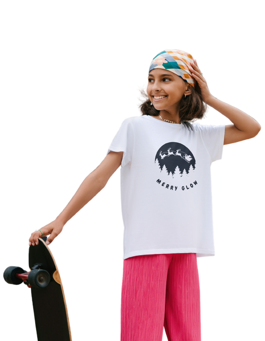 Merry Glow - Kids Classic Cotton Tees[Girls]