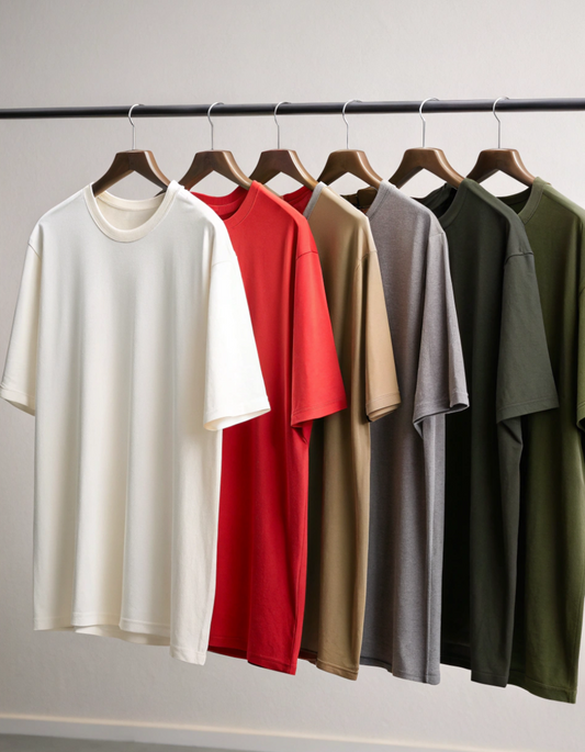 Plain Oversized Classic Tees [Unisex]