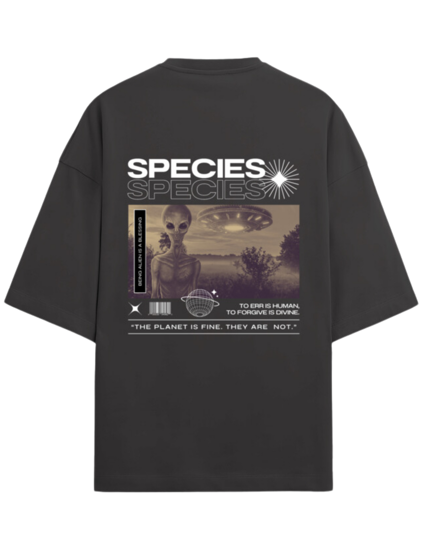 SPECIES - TERRY Oversized Tees [Unisex]