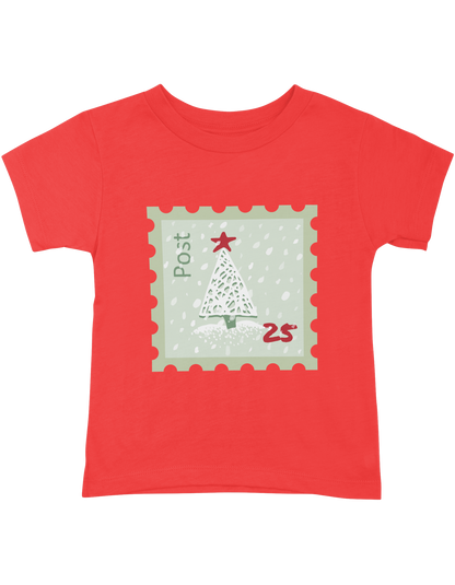 Xmas Post -Kids Classic Cotton Tees[Girls]
