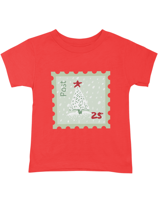 Xmas Post -Kids Classic Cotton Tees[Girls]